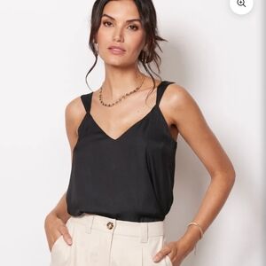 Evereve Black Camisole Top